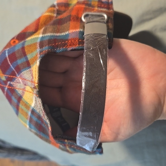 Eddie Bauer-NWT-Adjustable Plaid Hat - Picture 4 of 13